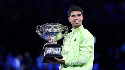 Alcaraz, el tenista más joven en ganar en los cuatro Grand Slams