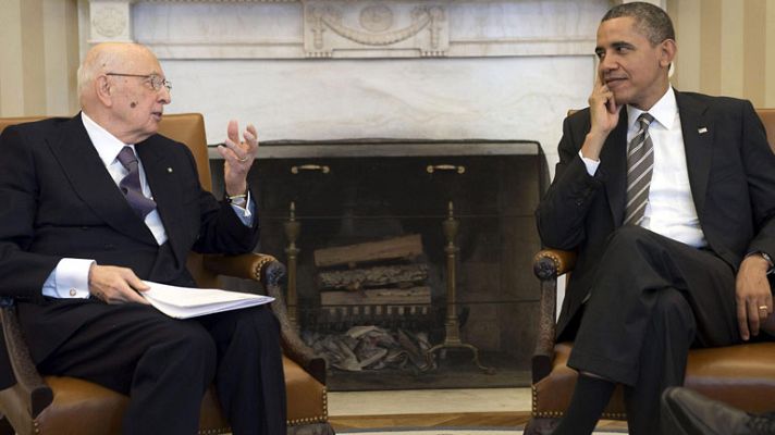 Informativo 24h - Obama se reúne con Giorgio Napolitano en la Casa Blanca