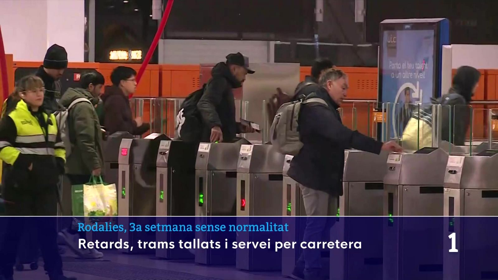 Rodalies enceta la tercera setmana de retards sense recuperar la normalitat