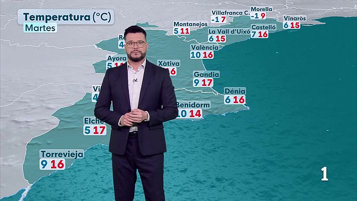L'informatiu - Comunitat Valenciana - El tiempo en la Comunitat Valenciana 02/02/26