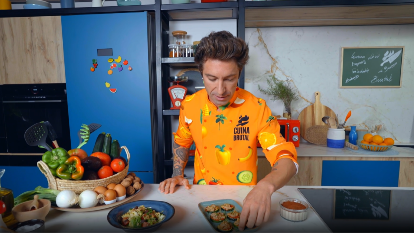 Pasta, pizzes de carabassó i porridge de tiramisú - Cuina Brutal - Cuina Brutal | Ver