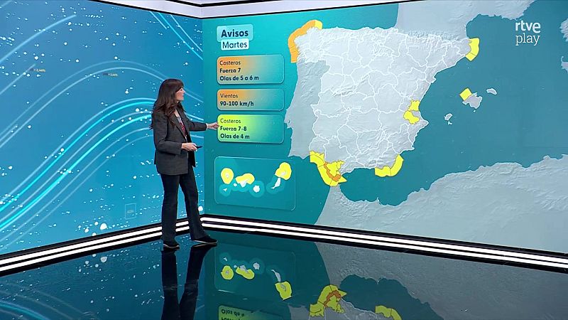 Máximas en descenso en la mitad oeste peninsular y Ceuta y en ascenso en el resto, Melilla y Baleares - El tiempo | Ver
