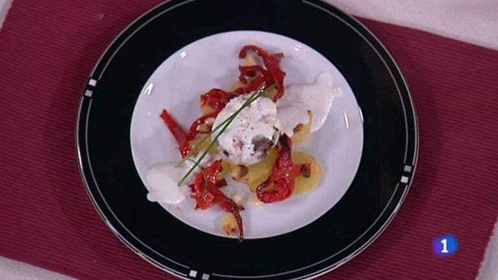 Cocina con Sergio - Huevos escalfados con morcilla