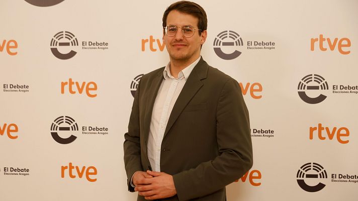  - Jorge Pueyo (CHA) defiende sanidad y la educación públicas en una entrevista en TVE