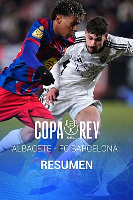Resumen y goles del Albacete - FC Barcelona, cuartos de final de la Copa del Rey