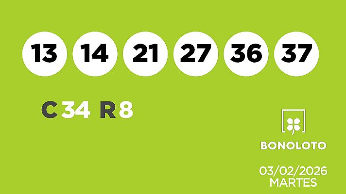 SELAE - Sorteo de la Lotería Bonoloto y Euromillones del 03/02/2026