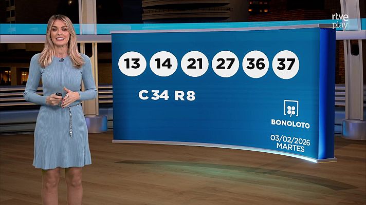 Loterías - Sorteo de la Bonoloto y Euromillones del 03/02/2026