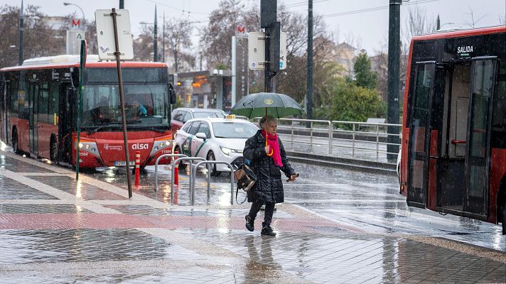 El tiempo - Cielos nubosos y lluvias generalizadas en Península y Baleares