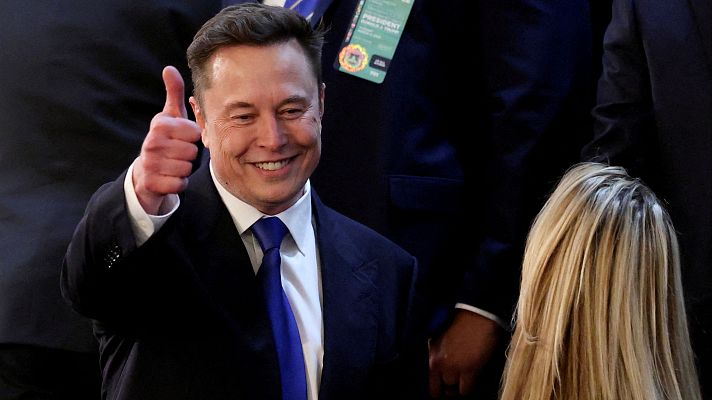 Telediario 1 - Elon Musk ataca a Pedro Sánchez por el límite de edad en las redes sociales