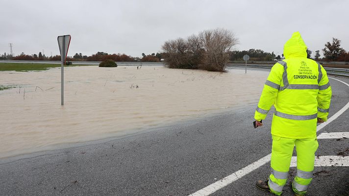 La tarde en 24h - La alcaldesa de Jerez avisa de una situación "complicada" por la crecida del río Guadalete