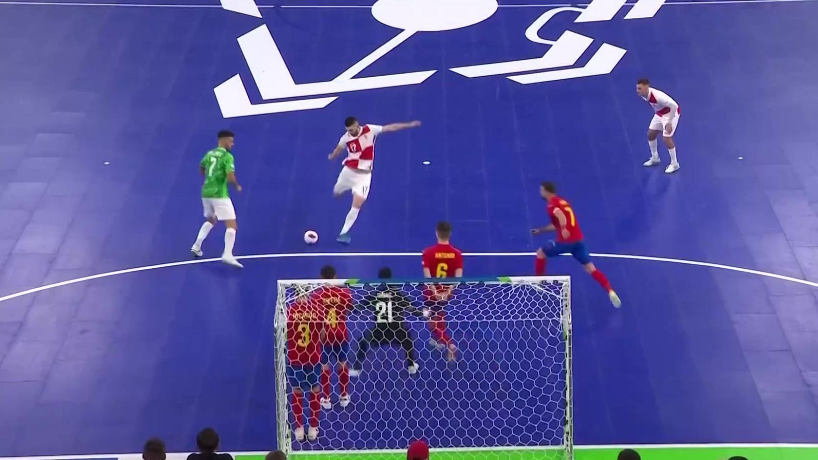 Fútbol Sala - Campeonato de Europa Masculino. 1ª semifinal: Croacia - España - Fútbol Sala | Ver