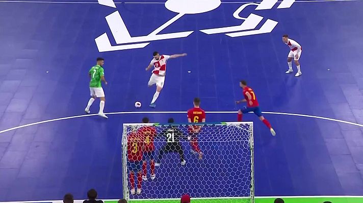Fútbol Sala - Campeonato de Europa Masculino. 1ª semifinal: Croacia - España