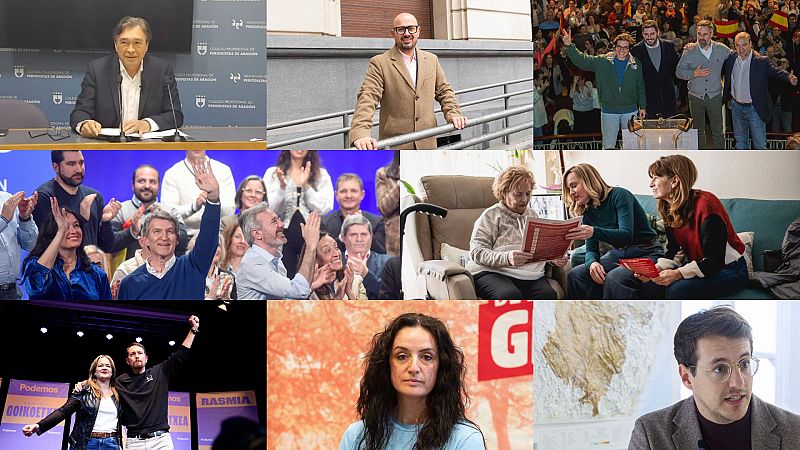 Elecciones Aragón 2026 | Feijóo y Abascal cargan contra Sánchez desde Aragón | Ver