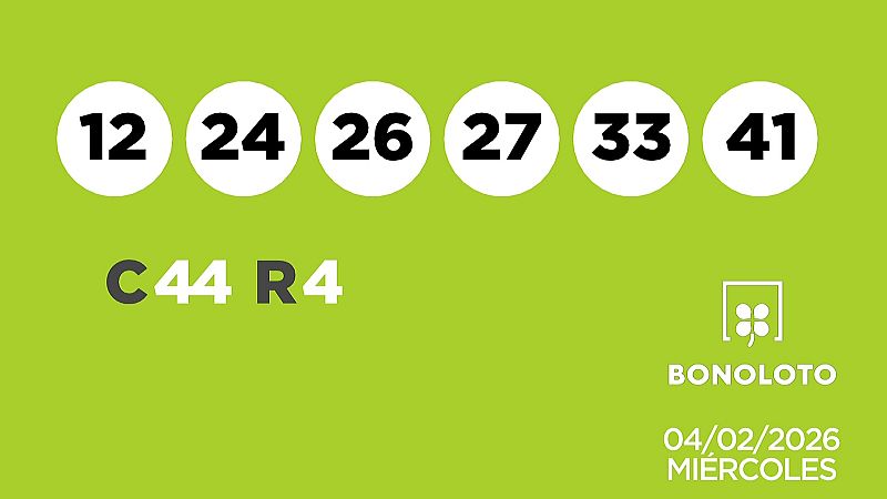 Sorteo de la Loter�a Bonoloto del 04/02/2026 - Ver ahora
