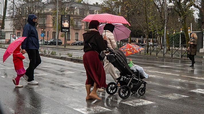 El tiempo - La inestabilidad continúa, con precipitaciones y rachas muy fuertes de viento