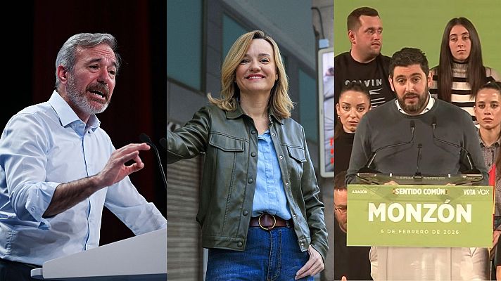 Telediario 2 - El caso Salazar y un presunto caso de acoso sexual en el PP irrumpen en la campaña aragonesa