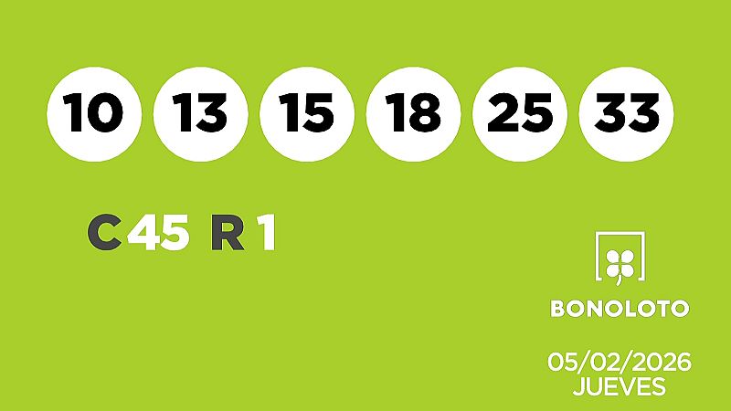 Sorteo de la Loter�a Bonoloto del 05/02/2026 - Ver ahora