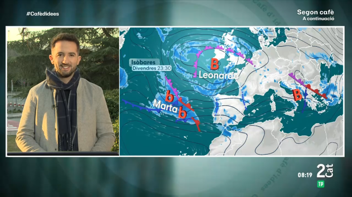 El temps - Divendres de treva i cap de setmana marcat per la borrasca Marta