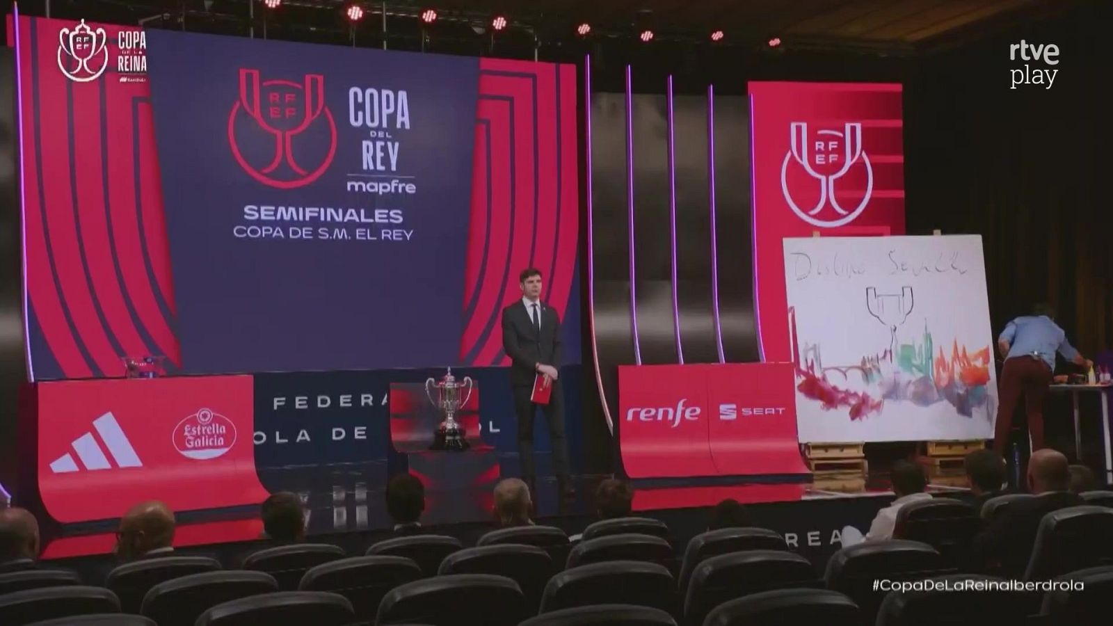 Fútbol - Sorteo de Semifinales de la Copa del Rey y la Copa de la Reina - Fútbol | Ver