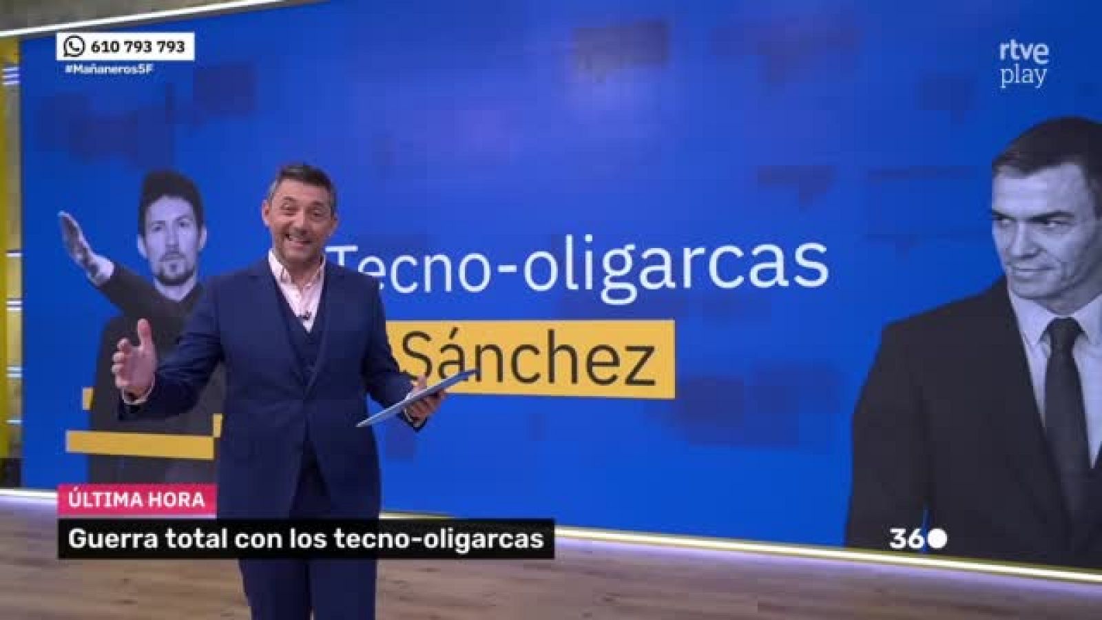 tecno oligarcas contra la prohición de RRSS a menores - Mañaneros 360 | Ver