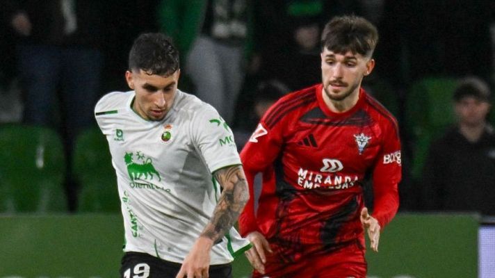 Resúmenes de LaLiga - Real Racing Club - CD Mirandés: resumen del partido de la 25ª jornada de Liga | Segunda