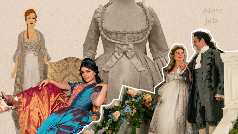 Nos colamos en el taller de 'Valle Salvaje' para enseñarte el vestuario de la boda en exclusiva.