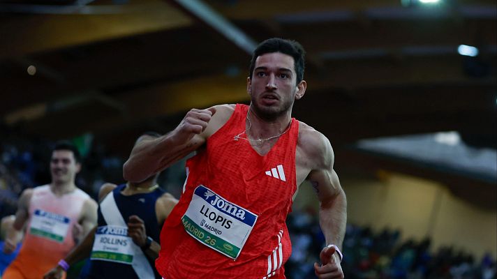 Atletismo - Quique Llopis bate el récord de España de 60 m vallas en el mitin de Madrid