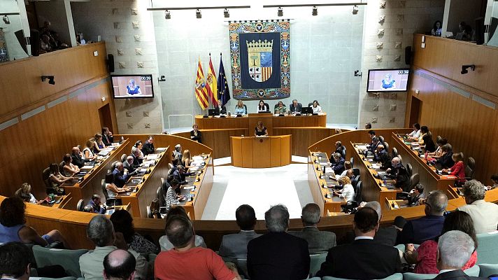 Telediario 2 - Los partidos cierran la campaña en las primeras elecciones anticipadas de la historia de Aragón