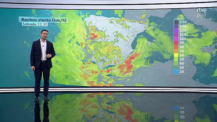 El tiempo - Descensos generalizados de temperaturas, con las mínimas al final del día, en la Península y Canarias