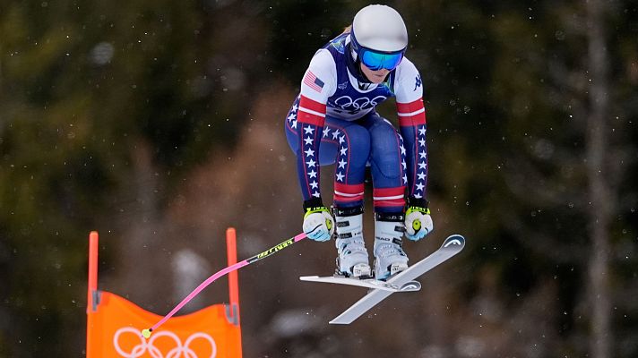 Juegos Olímpicos de Invierno Milano Cortina 2026 - Lindsey Vonn sigue sorprendiendo con su cruzado roto: tercera en el entrenamiento previo a la competición de descenso