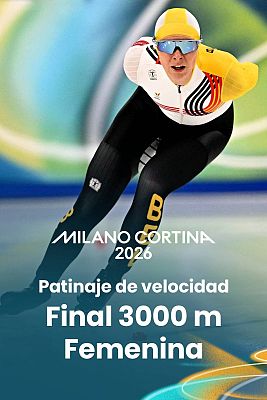 Patinaje de velocidad JJOO Milano Cortina 2026 - Final 3000m Femenina