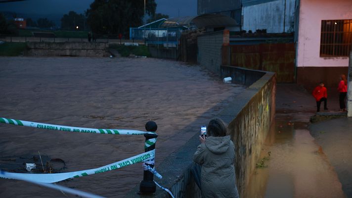 Telediario Fin de Semana - La borrasca Marta deja mucha lluvia en Andalucía