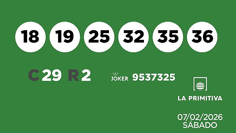 Sorteo de la Loter�a Primitiva y Joker del 07/02/2025 - Ver ahora