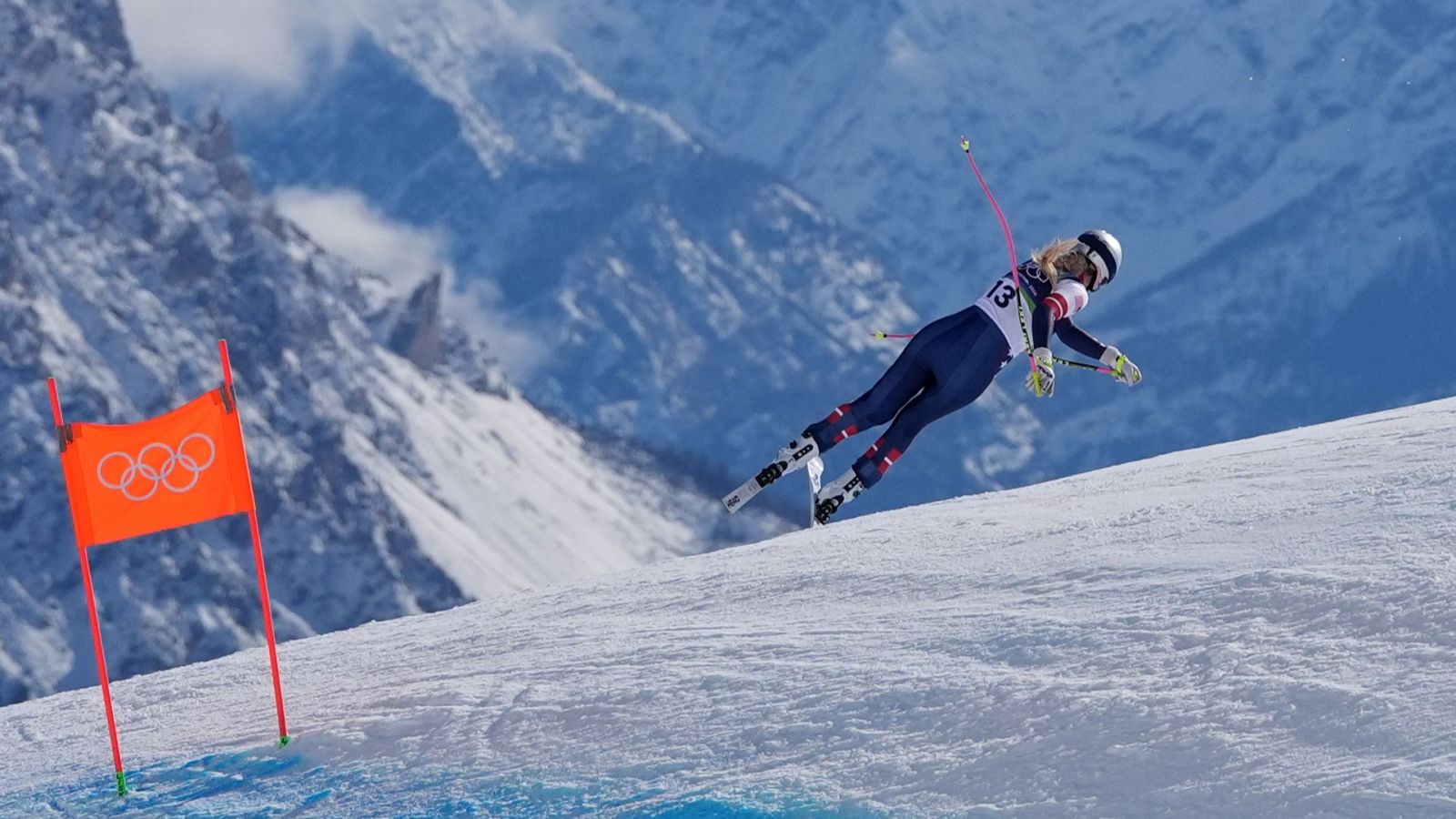 Caída de Lindsey Vonn en el descenso de Milano Cortina 2026 - Esquí Alpino JJOO Milano Cortina 2026 | Ver