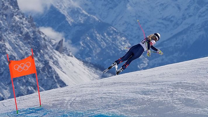 Esquí Alpino JJOO Milano Cortina 2026 - Lindsey Vonn se cae y se rompe en la final del descenso de Milano Cortina 2026