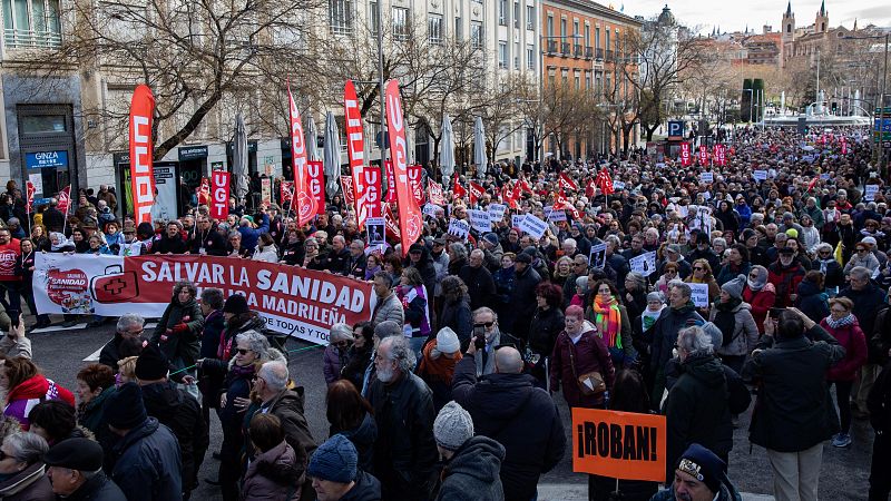 Manifestación en Madrid bajo el lema "Salvar la sanidad pública madrileña" - Fin de semana 24h | Ver