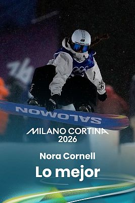 Nora Cornell se queda sin final de snowboard big air en su debut en los Juegos de Milano Cortina