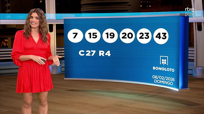 Loterías - Sorteo de la Bonoloto y El Gordo de la Primitiva del 08/02/2026