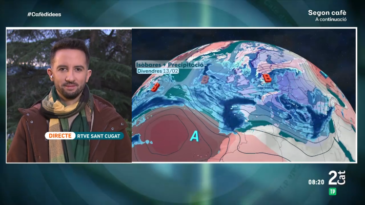 El temps - Setmana de carnestoltes mogudeta: ruixats, neu, vent i alts i baixos tèrmics