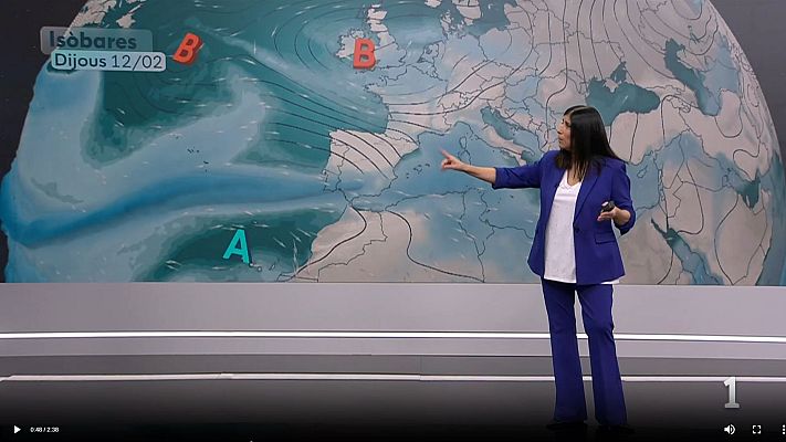 El temps - Continua la desfilada de fronts i borrasques atlàntiques