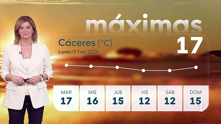 Noticias de Extremadura - El Tiempo en Extremadura - 09/02/2026