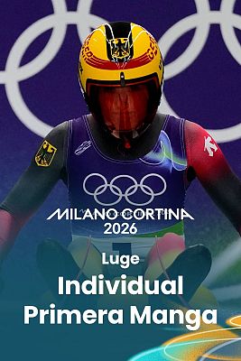 Luge JJOO Milano Cortina 2026 - Individual femenina. Primera manga