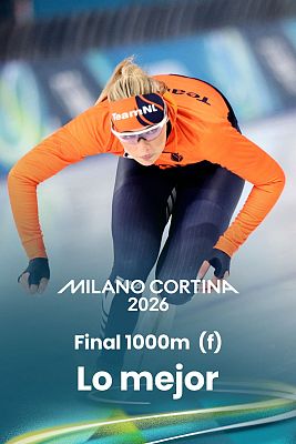 Jutta Leerdam se cuelga el oro en los 1000 metros de patinaje de velocidad de Milano Cortina con r�cord ol�mpico