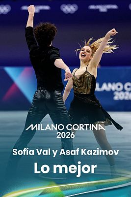 Sof�a Val y Asaf Kazimov se meten en la final de danza sobre hielo bailando Ricky Martin