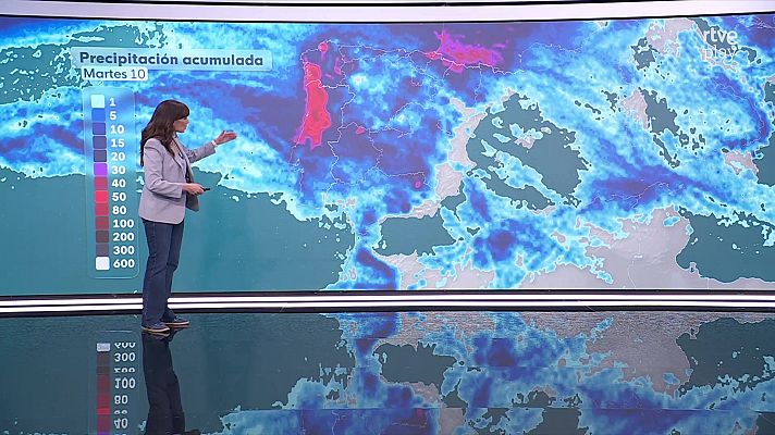 El tiempo - Rachas muy fuertes en zonas altas del norte y este peninsular, costas de Tarragona, Estrecho y este de Alborán
