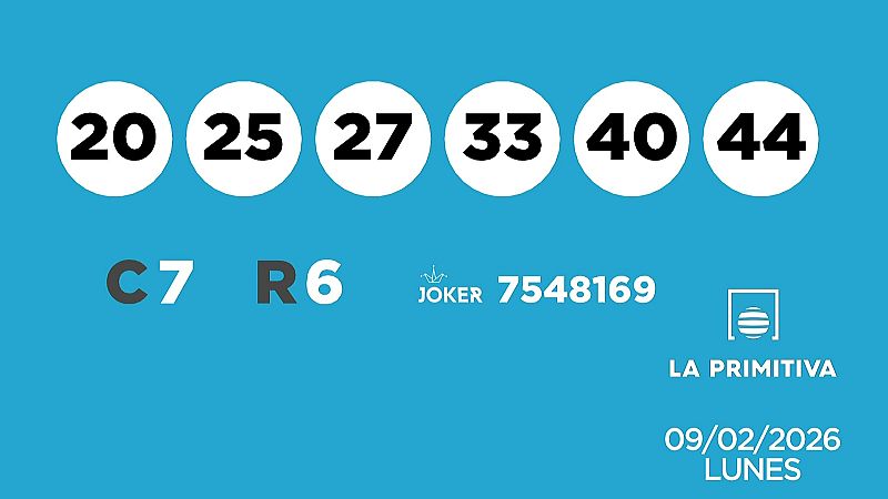 Sorteo de la Loter�a Primitiva y Joker del 09/02/2026 - Ver ahora