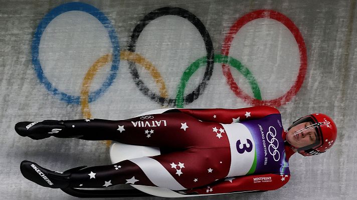Luge JJOO Milano Cortina 2026 - Final femenina. Tercera manga