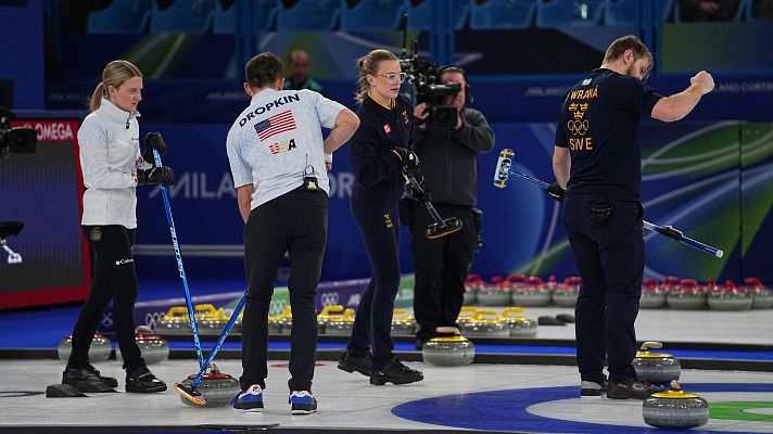 Curling JJOO Milano Cortina 2026 - Milano Cortina 2026: Curling | Mejores momentos Suecia - Estados Unidos