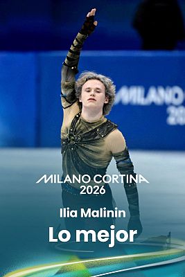 Ilia Malinin, primer clasificado en el programa corto de patinaje artístico
