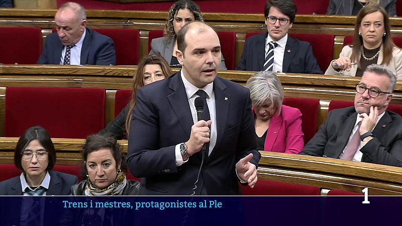 La vaga d'Educació i el caos a Rodalies tensen la sessió de control al Govern